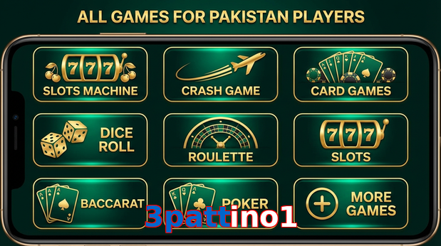 Main screen of 3Pattino1 games page for PK players
